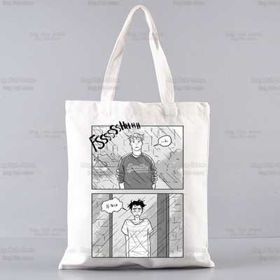 Heartstopper bevásárlótáska Shopper Eco Canvas Cotton Charlie Romance Shopper Bolsas De Tela táska Vásárlás Újrafelhasználható Sacolák