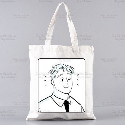 Heartstopper bevásárlótáska Shopper Eco Canvas Cotton Charlie Romance Shopper Bolsas De Tela táska Vásárlás Újrafelhasználható Sacolák