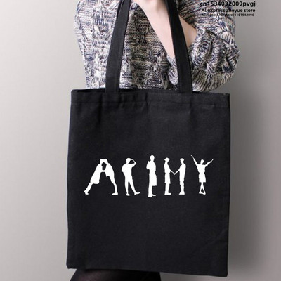 K Pop armija Jungkook J Hope leidimas šokti Pirkinių krepšys Drobės Krepšiai Pirkėjo apsaugos krepšys Daugkartinio naudojimo pirkėjo drobė