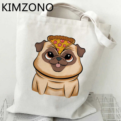 Mops torba za kupnju bolsas de tela bolsa višekratna platnena torba za namirnice bolso torba tote sac cabas shoping ecobag cabas