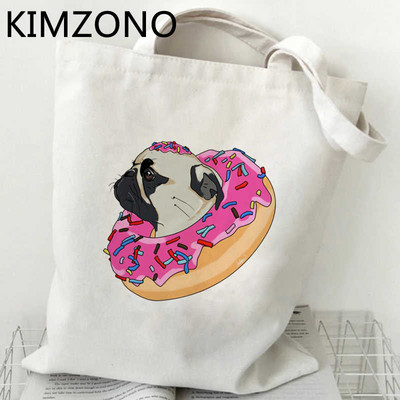 Mops torba za kupnju bolsas de tela bolsa višekratna platnena torba za namirnice bolso torba tote sac cabas shoping ecobag cabas