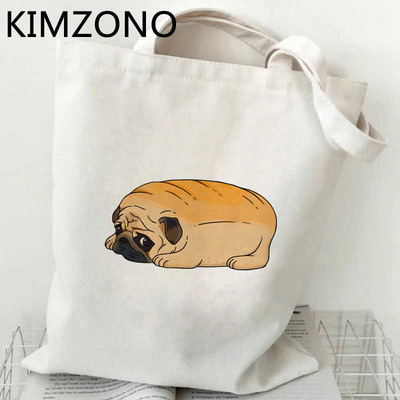 Mops torba za kupnju bolsas de tela bolsa višekratna platnena torba za namirnice bolso torba tote sac cabas shoping ecobag cabas