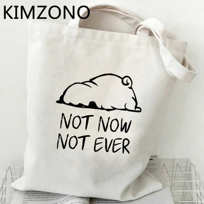 Mops torba za kupnju bolsas de tela bolsa višekratna platnena torba za namirnice bolso torba tote sac cabas shoping ecobag cabas