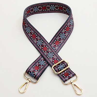 Nailono diržo rankinės dirželiai Rainbow Obag Priedai Reguliuojamas platus dirželis moterims per petį Messenger krepšiai Obago rankenos rankinės dirželis