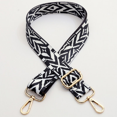 Nailono diržo rankinės dirželiai Rainbow Obag Priedai Reguliuojamas platus dirželis moterims per petį Messenger krepšiai Obago rankenos rankinės dirželis