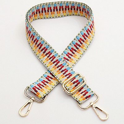 Nailono diržo rankinės dirželiai Rainbow Obag Priedai Reguliuojamas platus dirželis moterims per petį Messenger krepšiai Obago rankenos rankinės dirželis