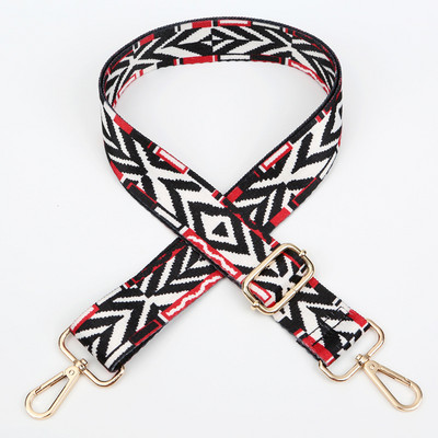 Nailono diržo rankinės dirželiai Rainbow Obag Priedai Reguliuojamas platus dirželis moterims per petį Messenger krepšiai Obago rankenos rankinės dirželis