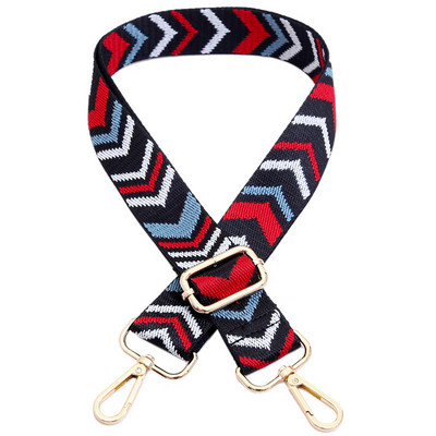 Nailono diržo rankinės dirželiai Rainbow Obag Priedai Reguliuojamas platus dirželis moterims per petį Messenger krepšiai Obago rankenos rankinės dirželis