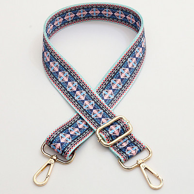 Nailono diržo rankinės dirželiai Rainbow Obag Priedai Reguliuojamas platus dirželis moterims per petį Messenger krepšiai Obago rankenos rankinės dirželis