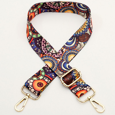 Nailono diržo rankinės dirželiai Rainbow Obag Priedai Reguliuojamas platus dirželis moterims per petį Messenger krepšiai Obago rankenos rankinės dirželis