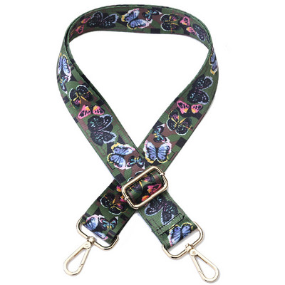 Nailono diržo rankinės dirželiai Rainbow Obag Priedai Reguliuojamas platus dirželis moterims per petį Messenger krepšiai Obago rankenos rankinės dirželis