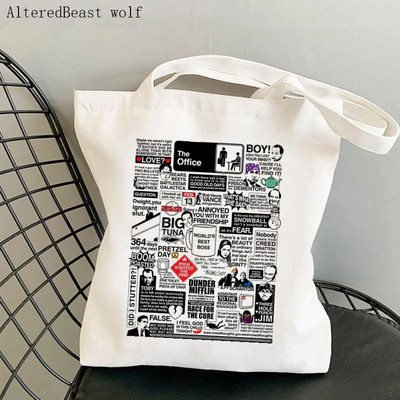 Női vásárlótáska sárga citrom Nyomtatott Kawaii táska Harajuku Bevásárlóvászon Shopper Bag lány kézitáska Vállas női táska