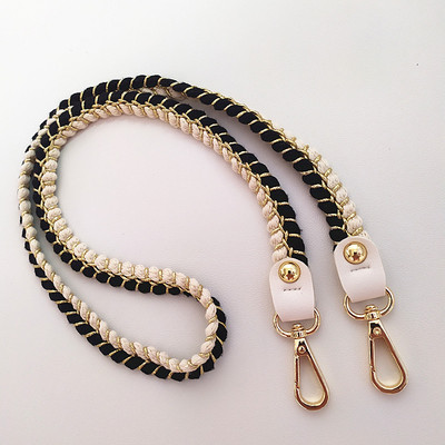 80-120 cm medvilninės virvutės austas krepšio dirželis Crossbody krepšiams Moteriškos rankinės Krepšys Grandininiai krepšiai Priedai