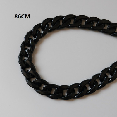 Divat női táska tartozékok fehér piros lila zöld cukorka akril gyanta lánc Szép pántos női váll aranyos kuplunglánc