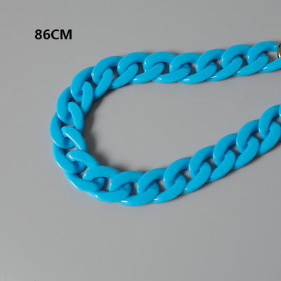 Divat női táska tartozékok fehér piros lila zöld cukorka akril gyanta lánc Szép pántos női váll aranyos kuplunglánc