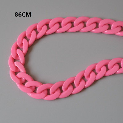 Divat női táska tartozékok fehér piros lila zöld cukorka akril gyanta lánc Szép pántos női váll aranyos kuplunglánc