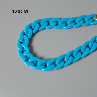 Divat női táska tartozékok fehér piros lila zöld cukorka akril gyanta lánc Szép pántos női váll aranyos kuplunglánc