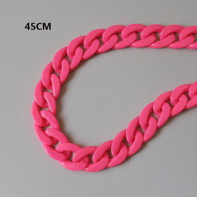 Divat női táska tartozékok fehér piros lila zöld cukorka akril gyanta lánc Szép pántos női váll aranyos kuplunglánc