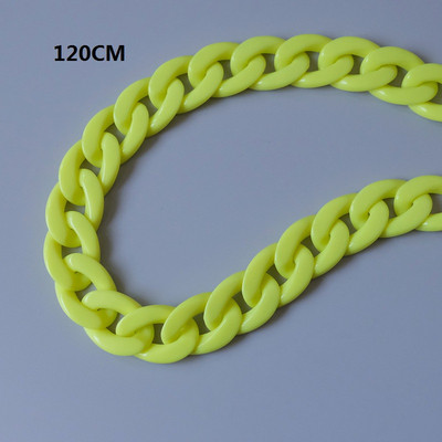 Divat női táska tartozékok fehér piros lila zöld cukorka akril gyanta lánc Szép pántos női váll aranyos kuplunglánc