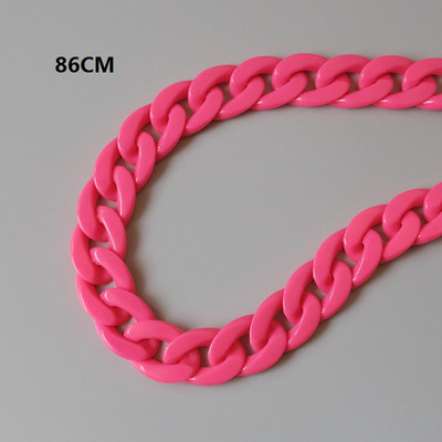 Divat női táska tartozékok fehér piros lila zöld cukorka akril gyanta lánc Szép pántos női váll aranyos kuplunglánc