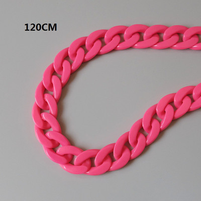 Divat női táska tartozékok fehér piros lila zöld cukorka akril gyanta lánc Szép pántos női váll aranyos kuplunglánc