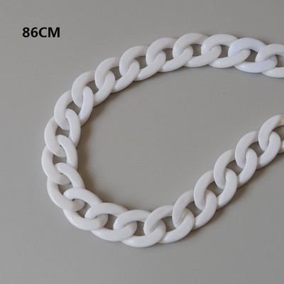 Divat női táska tartozékok fehér piros lila zöld cukorka akril gyanta lánc Szép pántos női váll aranyos kuplunglánc