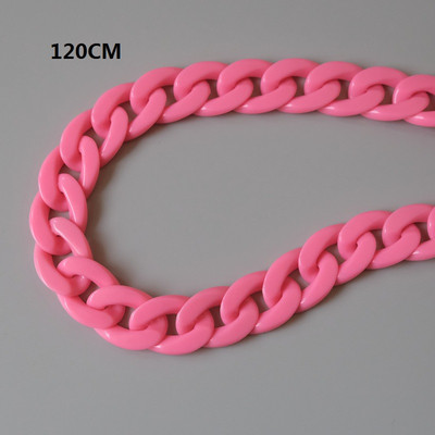 Divat női táska tartozékok fehér piros lila zöld cukorka akril gyanta lánc Szép pántos női váll aranyos kuplunglánc