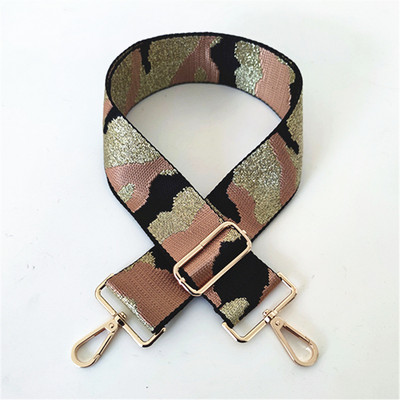 Modne žene Djevojke Metalik kamuflažna široka torba za naramenicu Zamjenska torba Remen Torbica u stilu gitare Torbica Trake za nošenje preko tijela