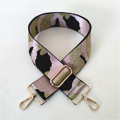 Modne žene Djevojke Metalik kamuflažna široka torba za naramenicu Zamjenska torba Remen Torbica u stilu gitare Torbica Trake za nošenje preko tijela