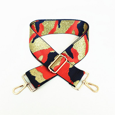 Modne žene Djevojke Metalik kamuflažna široka torba za naramenicu Zamjenska torba Remen Torbica u stilu gitare Torbica Trake za nošenje preko tijela