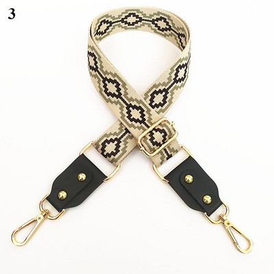 Žakarda sieviešu rokassomu siksna plata plecu somas siksnas nomaiņa somas siksnas piederums Regulējama josta somām 130cm somas rokturi