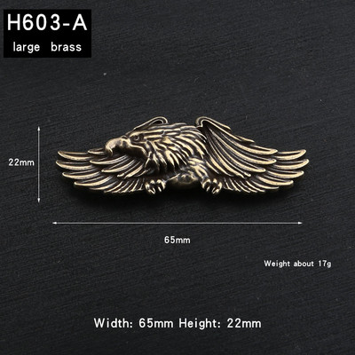 Retro osobnost od čistog bakra leteći orao sreće tkanina kopča ručno izrađena kožna ukrasna kopča kožna ukrasna kopča
