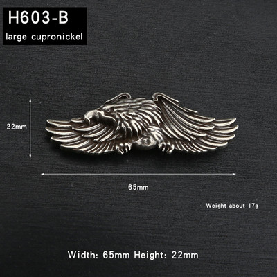 Retro osobnost od čistog bakra leteći orao sreće tkanina kopča ručno izrađena kožna ukrasna kopča kožna ukrasna kopča