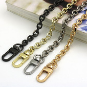 7,5 mm-es arany, pisztolyfekete, ezüst helyettesítő pénztárca lánc vállpánt, kis kézitáska, kuplungtáskák, barkács láncok.