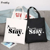 Paklydę vaikų prekių krepšys Korėjietiškas Kpop audinio drobinės rankinės Kasdieniai dideli daugkartinio naudojimo pečių estetiniai krepšiai mokiniams mokyklinė rankinė