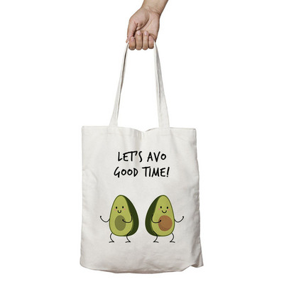 Geantă de cumpărături din pânză cu imprimeu avocado, geantă reutilizabilă pentru femei, cumpărător vegan, geantă cu carte din pânză, geantă de călătorie pentru umăr, geantă ecologică pentru profesor