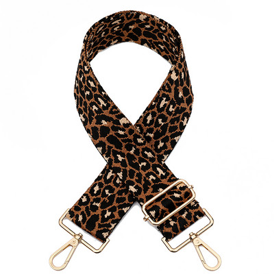 Curele pentru geantă leopard Mâner pentru genți de mână pentru femei, curea lată, umăr, curea pentru geantă, curea reglabilă, parte accesoriu pentru genți