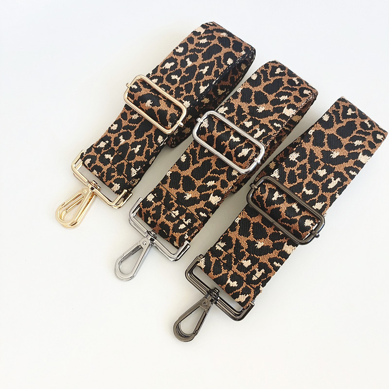 Curele pentru geantă leopard Mâner pentru genți de mână pentru femei, curea lată, umăr, curea pentru geantă, curea reglabilă, parte accesoriu pentru genți