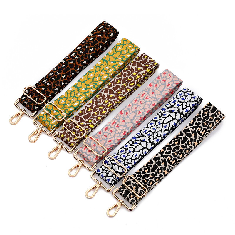 Curele pentru geantă leopard Mâner pentru genți de mână pentru femei, curea lată, umăr, curea pentru geantă, curea reglabilă, parte accesoriu pentru genți