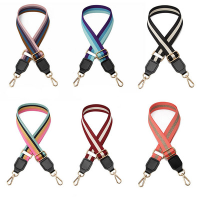 Vászon táskaszíj női kézitáska öv széles válltáska Crossbody övek cseretáska alkatrész tartozék Állítható öv táskákhoz