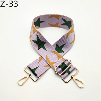 Színes Star széles váll, kereszttestű táskapánt, állítható női kézitáskához O táskaöv barkácstáskákhoz Övek Tartozékok táskákhoz