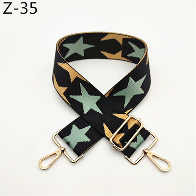 Színes Star széles váll, kereszttestű táskapánt, állítható női kézitáskához O táskaöv barkácstáskákhoz Övek Tartozékok táskákhoz