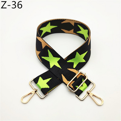 Színes Star széles váll, kereszttestű táskapánt, állítható női kézitáskához O táskaöv barkácstáskákhoz Övek Tartozékok táskákhoz