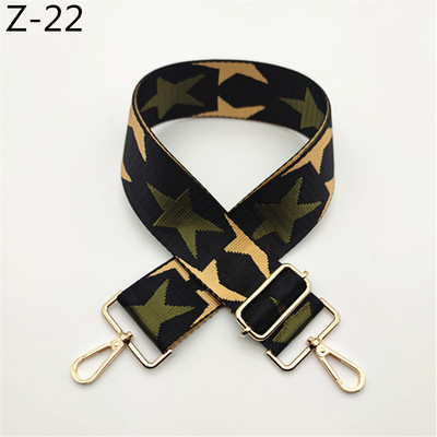 Színes Star széles váll, kereszttestű táskapánt, állítható női kézitáskához O táskaöv barkácstáskákhoz Övek Tartozékok táskákhoz