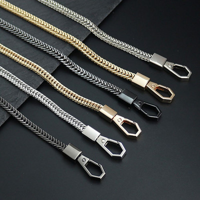 40/100/120cm lanț metalic pentru geanta bricolaj curea pentru geantă, lanț de schimb de 7 mm, lanț de geantă de umăr, curele pentru geantă de mână mică, lanțuri de mâner pentru poșetă
