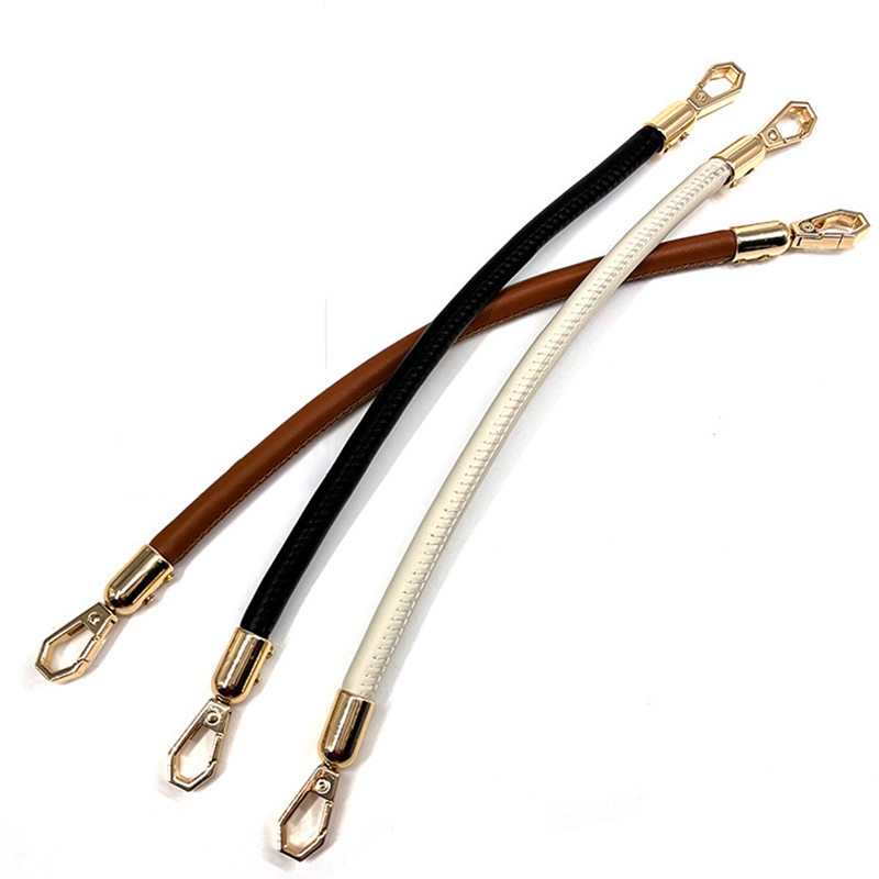 Divat DIY kézitáska pántok PU bőr válltáska pánt cseretáska fogantyú rövid táska övek tartós fonott kötél fogantyúk