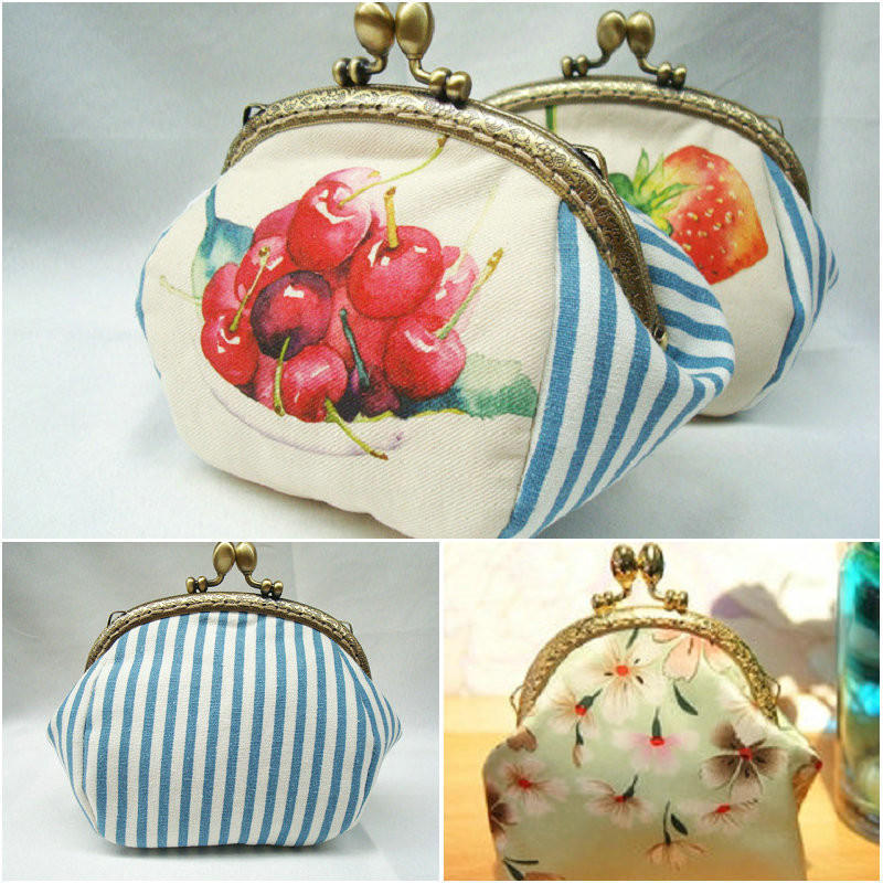 Metalni okvir torbice 8,5 cm Kopča za novčiće Diy Dodaci za torbu Kiss Lock Spojka