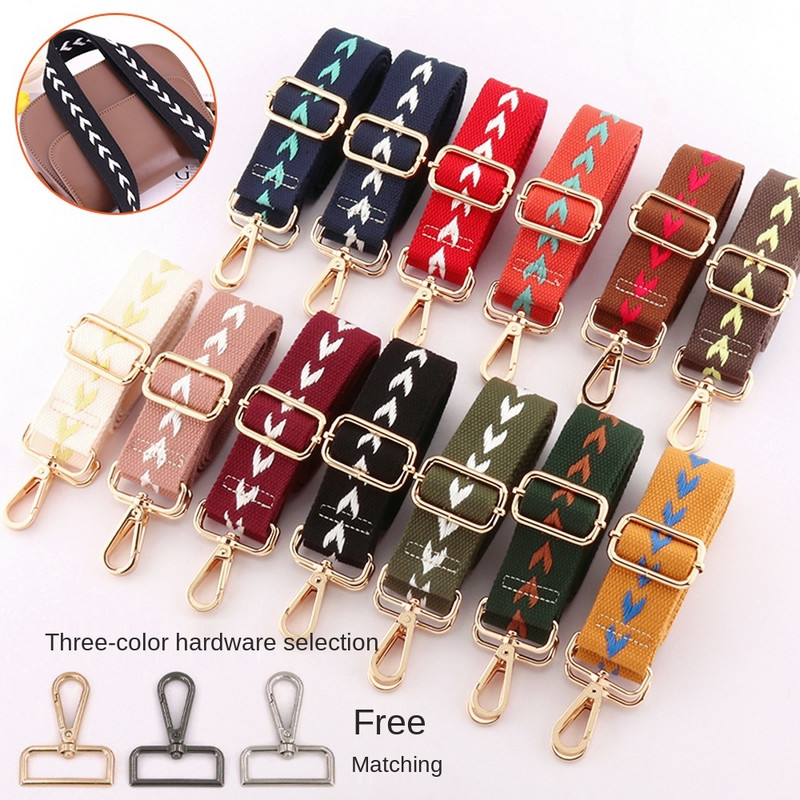 Messenger táska Vállas utazótáska All-match Deréktáska részei állíthatóak Cserélhető Kiegészítő Divat övvászon Szövedék