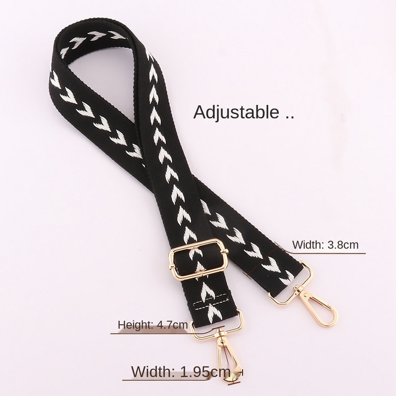 Messenger táska Vállas utazótáska All-match Deréktáska részei állíthatóak Cserélhető Kiegészítő Divat övvászon Szövedék