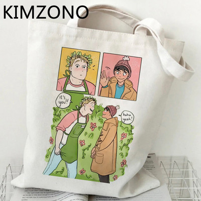Tv Show Heartstopper torba za kupnju bolsas de tela tote torba za recikliranje bolso eco bag net sklopiva shoping juta sac tissu